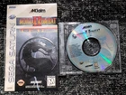 Mortal Kombat II 2 Sega Saturn Game Disc and manual ONLY Registration card AS is