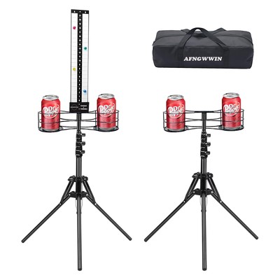 Cornhole Scoreboard 2 Sets, Metal Magnetic Cornhole Score Keeper with Drink H...