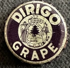 Vintage Dirigo Grape Cork Soda Bottle Cap