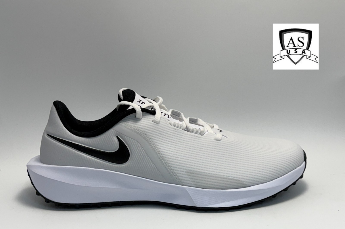Nike Infinity G NN Wide Golf Shoes White Black Platinum FN0565 100