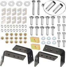 Fifth Wheel Mounting Rail Kit Trailer Hitch Mount Steel Fits Reese 30035 58058