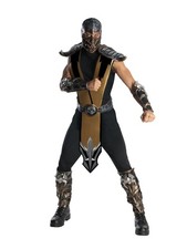 Mortal Kombat: Scorpion Costume for Adults, Men's Standard