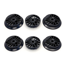 NEW LEGO® Train Steam Locomotive Set 6x Black Spoked Wheels 85489 85489a 85489b