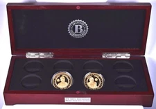 Bradford Exchange JFK 100th Anniversary Proof Coin Collection w/Box, 2 Coins