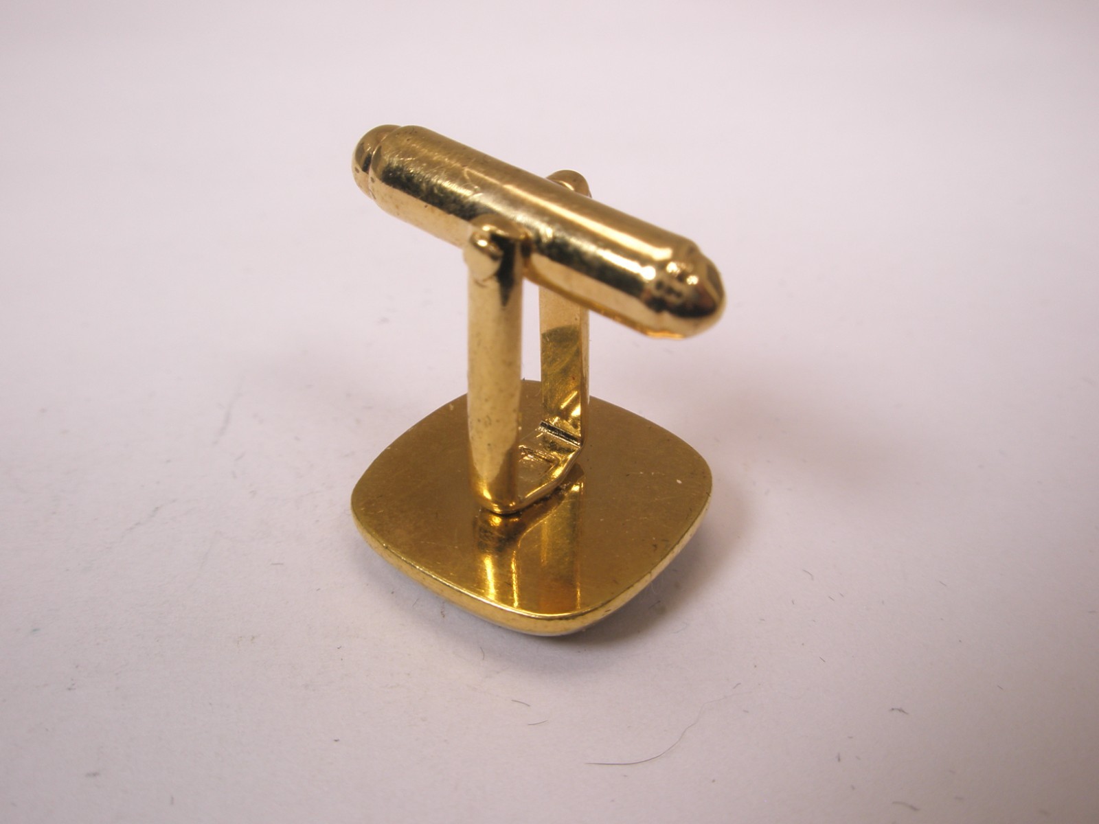 Abalone Shell Square SINGLE Vintage Cuff Link rep… - image 5