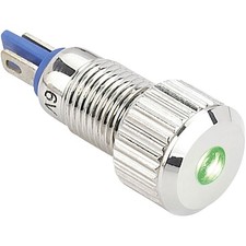 Image of TRU COMPONENTS 149485 LED indicator light Green 12 V DC/AC 15 mA