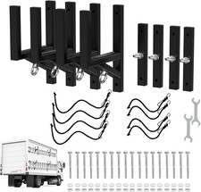 Cargo Trailer Ladder Rack-400lb Load-carry 2-4 Ladders-adjustable Aluminum