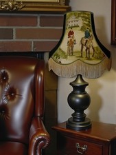 Fox hunting scene table