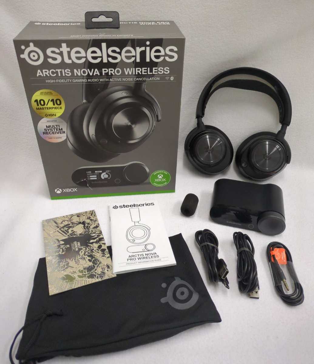 SteelSeries Arctis Nova Pro Wireless Over-Ear Gaming Headset for