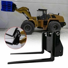 Metal Forklift Bucket Modified Pallet Fork For Huina 583 RC Loader Excavator Car