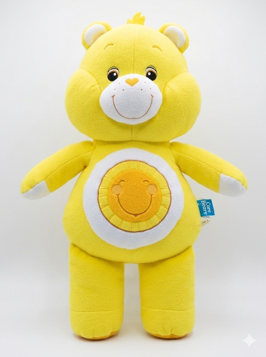 bear63 Vintage y2k 2003 Funshine Sunshine Jumbo Care Bear Plush 30