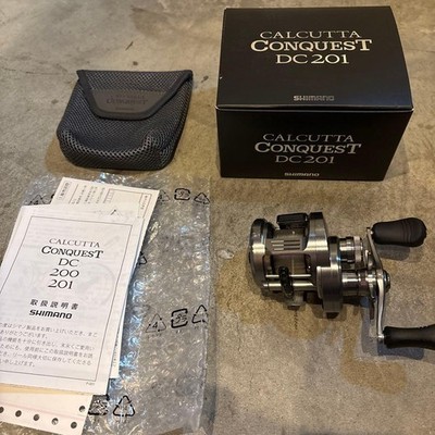 Shimano Calcutta Conquest DC 201 New Handle Japan Used with Box | eBay