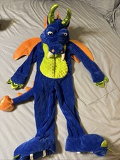 Spooked 3T Child  s Blue Dragon Costume Excellent Condition