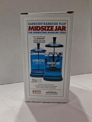 King Research Barbicide Midsize Jar 21oz 