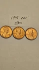 wheat penny 1947,1947-D,1947-S RED BU LOT #B ,1947D,1947S UNC LINCOLN CENT SET