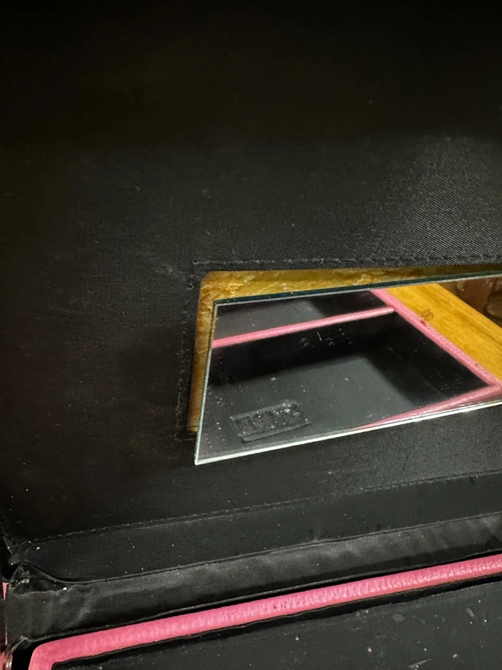 Sephora Profesional Maquillaje Cosmético Viaje Mango Estuche Organizador Divisor Rosa Foto 3 de 4