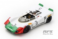Porsche 908 1000 Km NüRburgring 1969 Elford Ahrens 1:43 Spark Sg 825