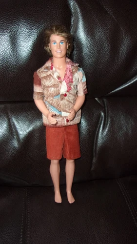 VTG. MATTEL KEN DOLL, 1968, ROOTED HAIR, BLUE EYES, PREOWNED