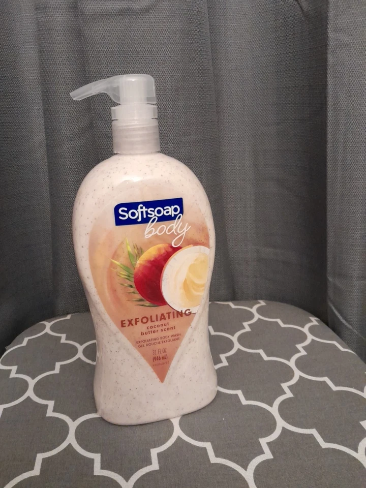 Мягкое мыло отшелушивающий насос для тела, скраб с кокосовым маслом — 32 жидких унции - Изображение 2 из 4