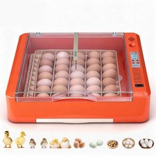 VEVOR 36 Egg Incubator Auto Turning  Water Refill Temp  Humidity Control