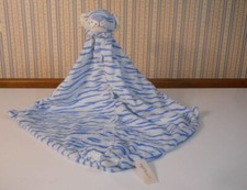 Angel Dear very soft plush Blue Tiger Cat baby security blanket lovey boy