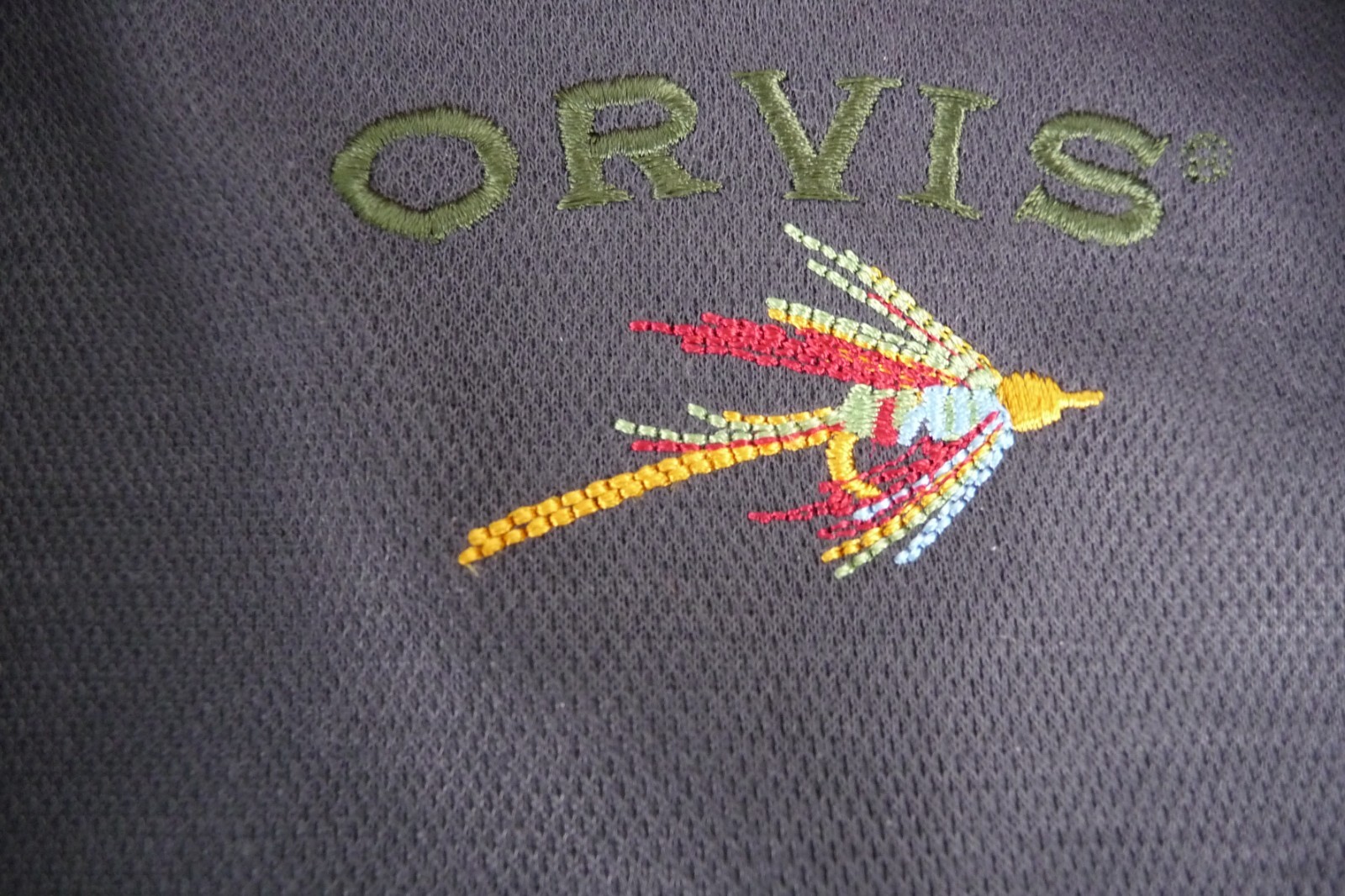 Orvis Vest M Fleece Sweater Full Zip Fly Fishing Sleeveless Jacket Gray Unisex image 4