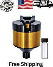 Metal Funnel Grinder Spice Hand Mill 1.75" Dia Black Gold Color Deering Limited