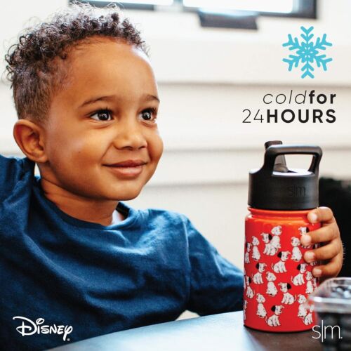 Disney Princess Kids Water Bottle with Straw Lid, 14oz Insulated Stainless Steel - Picture 4 of 6