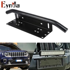23'' Bull Bar Front Bumper License Plate Mount Bracket Holder Off-Road Lights