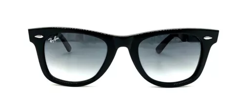 Ray-Ban RB2140 Sunglasses Unisex Black Wayfarer Gradient 50mm New & Authentic - Picture 3 of 6