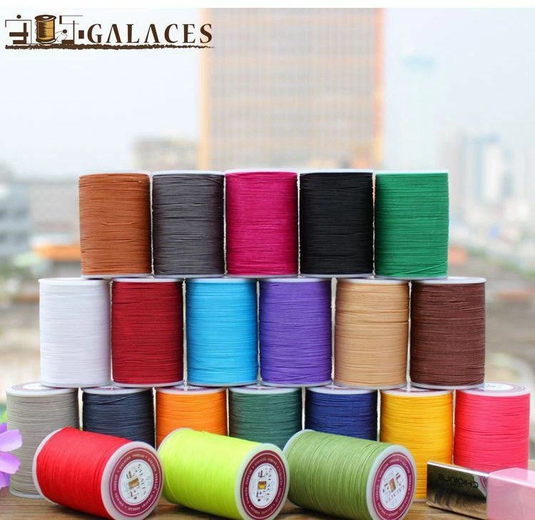 Professional 3 Strands Waxed Lined Thread 0.55mm 114M hand sewing leathercraft - Image 3 of 4