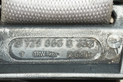GRAY 1994-2001 MERCEDES SL500 R129 FRONT RIGHT SIDE SEAT BELT RETRACTOR OEM* - Picture 9 of 9