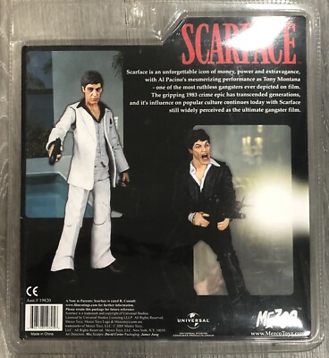 Mezco Scarface 7 the Player In Black Suit Action Figure