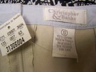 Ladies CHRISTOPHER & BANKS Cream Denim Straight Skirt Size 10 NWT NEW  — photo 2