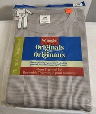 Wrangler Hero Orginials Mens Thermal Set Large L Vintage NEW SEALED top bottom