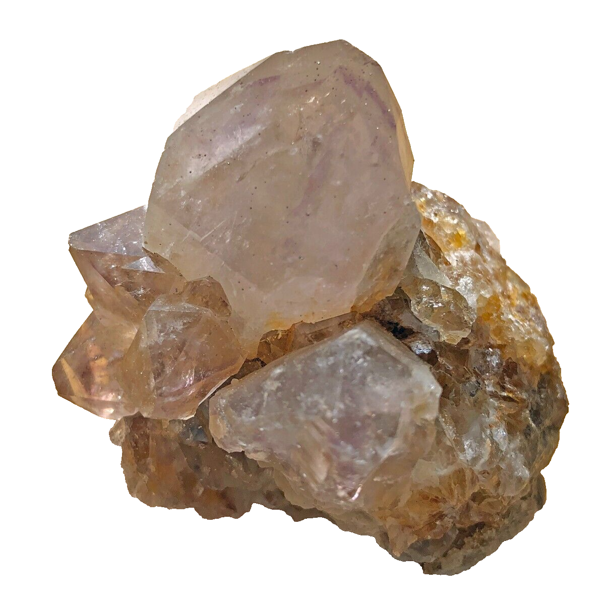 White Pale Amethyst Spirit Quartz Cactus Crystal CC4487