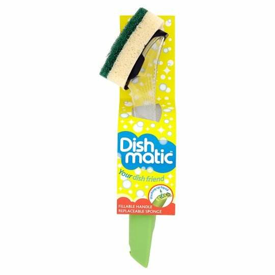 Dishmatic Green General Purpose Washing up Brush Scourer Sponge 1