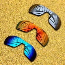 3 Pieces Lens Replacement for-Oakley Offshoot Polarized-Silver Ice Blue Red