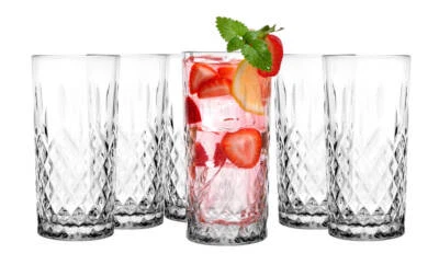 KONZEPT 11 Wassergläser 300ml 6er 12er Set Saftgläser Trinkgläser Cocktailgläser Longdrink