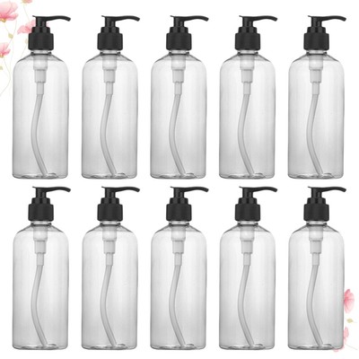  8 Pcs Squeeze Bottle Liquid Dispenser Refillable Hand Lotion Pump