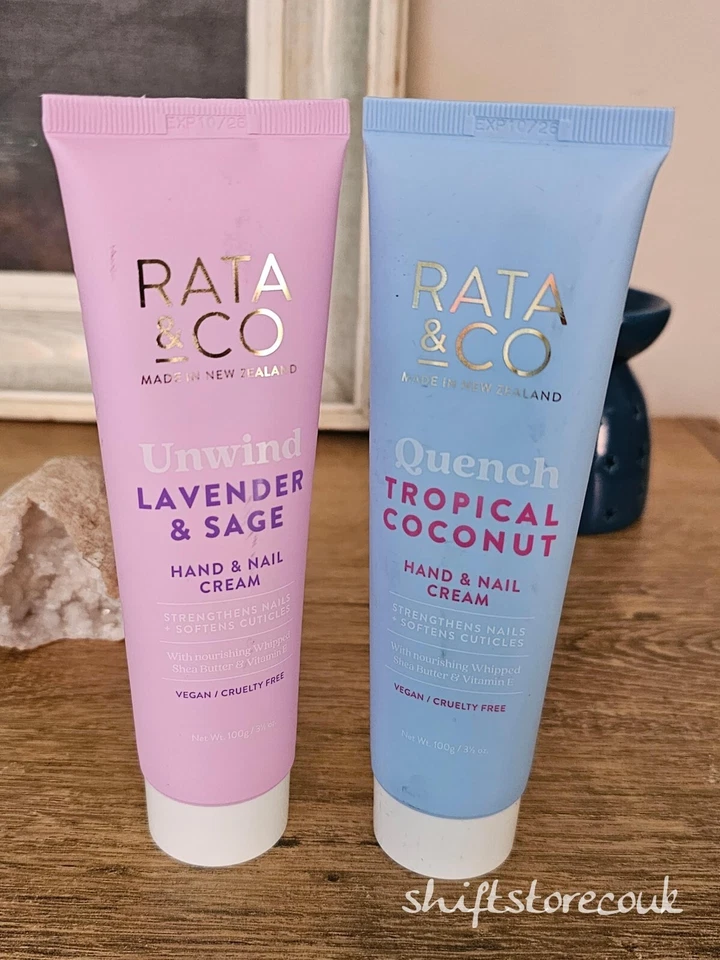 RATA AND CO, ALBA, EOLAB, ECOLAB, AGAFIA Rata & Co. Natural Hand & Nail Cream Unwind / Quench 1x 100g