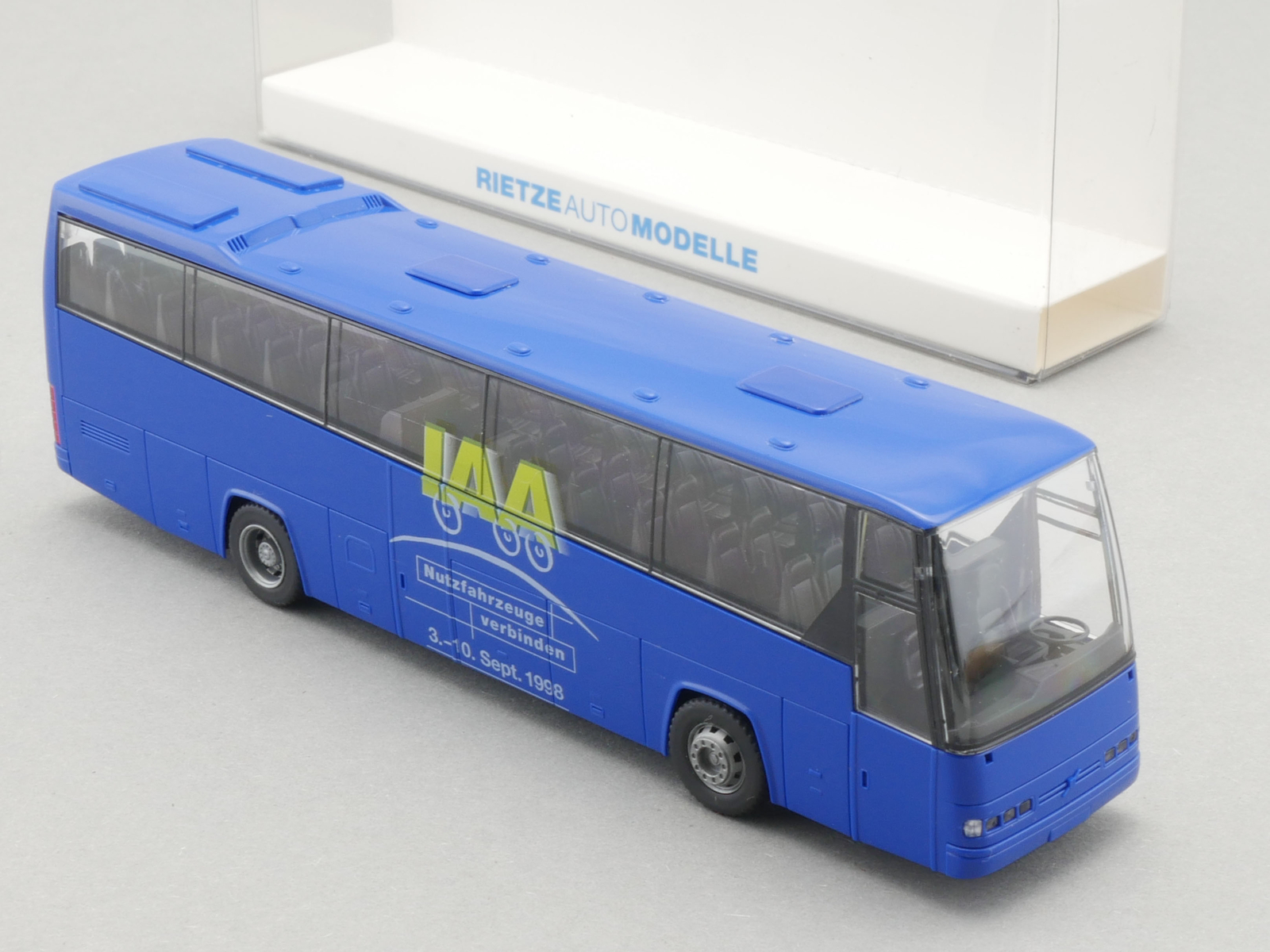 Rietze 61606 Volvo B12-600 Bus IAA 1998 1:87 H0 Mint! OVP SG 1609-19-53 ...