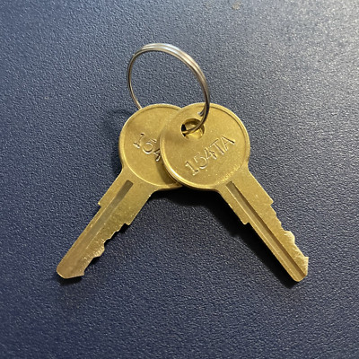 (2) Timberline / Hafele Desk Replacement Keys Cut Key Code 100TA ...