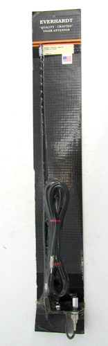 Everhardt MS-4 Scanner Antenna 800 MHz 2' w/ Cable & Mount Window Clip Black Kit - Picture 2 of 5