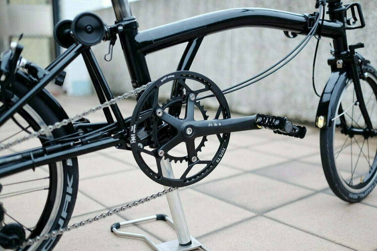 H&h HH Unibody 54/33T ブロンプトン Brompton 54/33T Unibody CNC Light & Ultrawide Gear Duo-Chainring