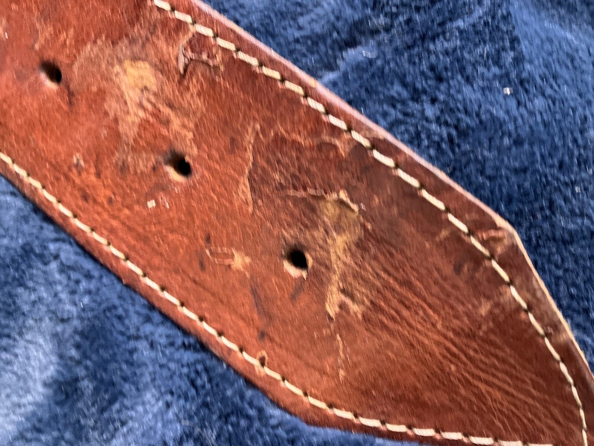 VTG Moroccan Leather Coin Belt 32 Concho HandMade Brown Boho VTG Moroccan Leather Coin Belt 32 Concho HandMade Brown Boho