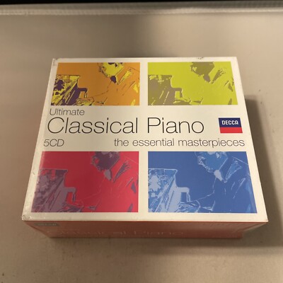 Ultimate Classical Piano Masterpieces 5 CD Bot Set (Decca, 2006) NEW SEALED