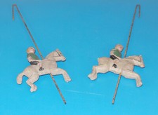 Origine inconnue - 2 Chevaux en composition pour manège