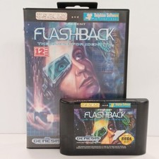 FLASHBACK: The QUEST for IDENTITY Sega GENESIS 1993 CARTRIDGE with CASE