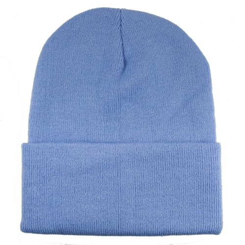 Unisex Plain Warm Knit Beanie Hat Cuff Skull Ski Cap - Picture 24 of 43
